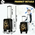 thumbnail image 2 of Kids Luggage Sets 3 Piece Small Suitcases with Wheels for Boys Rolling Suitcase with Travel Pillow Duffle Bag Soccer, 2 of 8