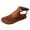 Brown, variant on Clearance VerPetridure Style Large Size Women's Sandals Summer Casual Flat Flip Flops Casual Herringbone Sandals