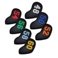thumbnail image 1 of 7 Unids Universal Headcovers de Impermeable a Prueba de Polvo Portátil Covers Protector para Accesorios , negro colorido DYNWAVEMX Cubierta de cabeza de golf, 1 of 8