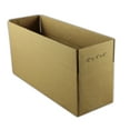 thumbnail image 3 of EcoSwift Brand Premium 12x4x4 Cardboard Boxes Mailing Packing Shipping Box Corrugated Carton 23 ECT, 12"x4"x4", Brown, 5-Pack, 3 of 4