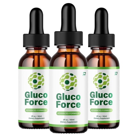 Gluco Force – Gluco Force Extra Strength All Natural Healthy Organic Support, 3 Pack, 3 Month Supply
