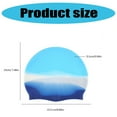 thumbnail image 5 of Silicone Swim Caps Swimming Hat Silicone Swimming Caps for Long & Short Hair, 5 of 14