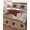 Brown Grey Beige, variant on Quilts Queen Size Bedding Set, Red Texas Star Farmhouse Reversible Summer Quilt 3 Pieces, Black Plaid Berry Country Lightweight Bedspreads Coverlets with 2 Pillow Shams for All Seasons