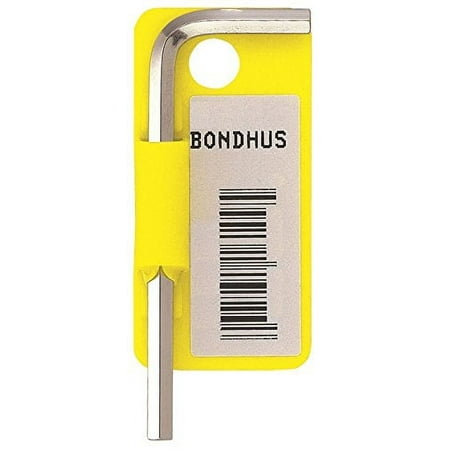 UPC: 0037231162146 | Bondhus 16214 3/8  Hex Tip Key L-Wrench BriteGuard Finish Tag&Barcode Short Arm