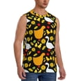thumbnail image 2 of Uemuo Farm Goose Pattern Men's Sleeveless T-Shirt,Muscle Athletic Tank Top, Moisture-wicking Quick-dry Breathable Classic Tee Top for Gym Run Outdoor Sports-, 2 of 8