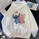 thumbnail image 3 of Disney-Sudadera con capucha de Lilo Stitch para hombre y mujer, ropa de calle con estampado de Anime Kawaii, de Manga corta, 3 of 5