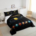 thumbnail image 4 of Solar System Bedding Twin Size Outer Space Bedding Set Universe Themed Bedroom Decor Bedding Comforter Sets,Space Galaxy Starry Sky Planet Print Duvet Insert Space Theme Quilt, 4 of 5
