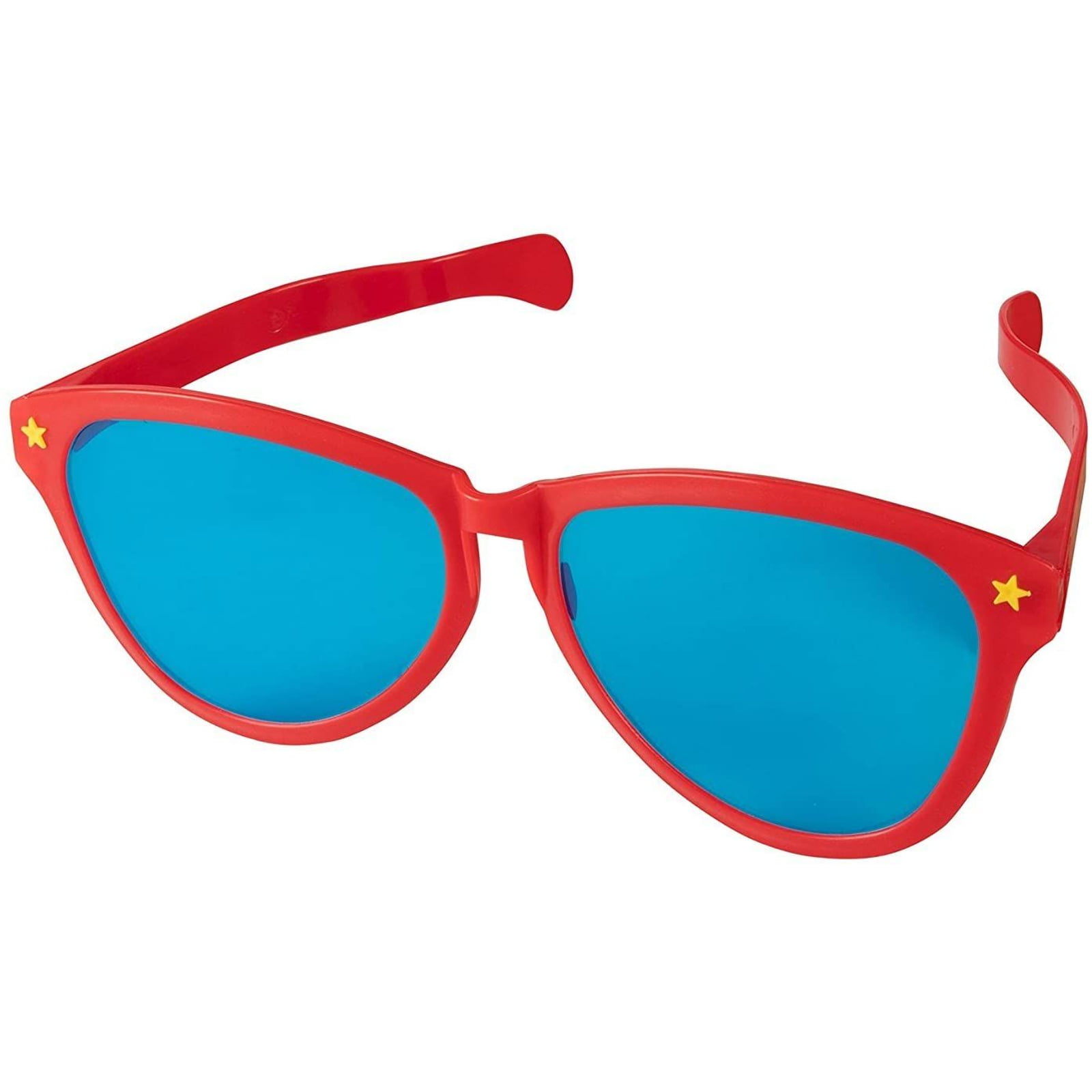 Blue Panda 12 Pack Bulk Jumbo Giant Neon Novelty Party Favor Costume Sunglasses for Kids, 3 Colors