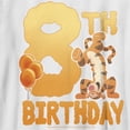 thumbnail image 2 of Boy's Winnie the Pooh Tigger 8th Birthday Graphic Tee White Medium, 2 of 4