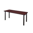thumbnail image 1 of Regency Kee 60 by 24-Inch Training Table, Mahogany/Black, 1 of 10