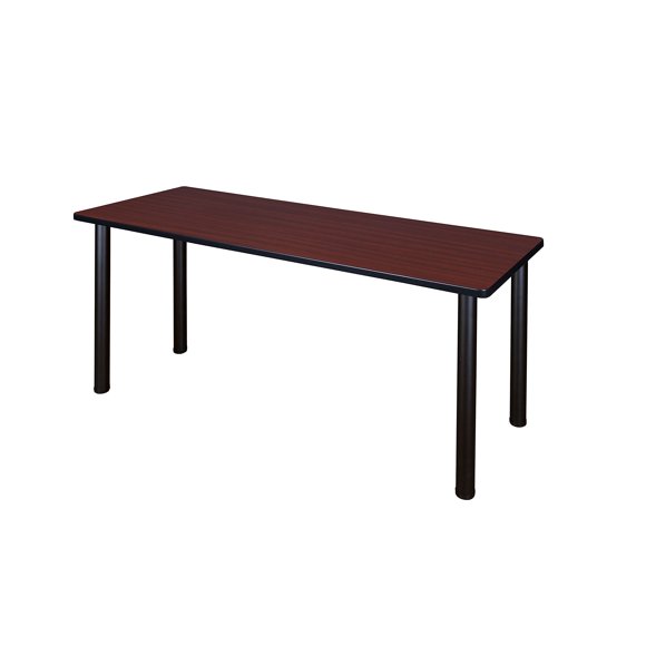 Regency Kee 60 by 24-Inch Training Table, Mahogany/Black