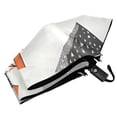 thumbnail image 6 of FORMRS Travel Umbrella Folding Auto Open Close Windproof Rain UV Protection, Orange Cartoon Houses, 6 of 8