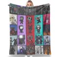 thumbnail image 1 of Manta de baño Skibidi, mantas y mantas de franela polar súper suaves, ropa de cama para niños, adultos, regalos de Halloween y Navidad, 40 x 60 pulgadas, 1 of 8