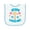 White and Light Blue, variant on Inktastic Easter Jesus Loves Me with Cross and Flowers Baby Terry Cloth Bib