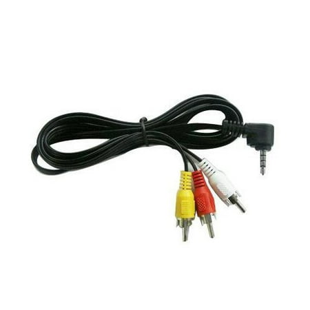 RND Extra long 6ft Audio Video for camcorders including: Sony [VMC20FR), JVC [Everio, Picsio Series), Panasonic, and Samsung