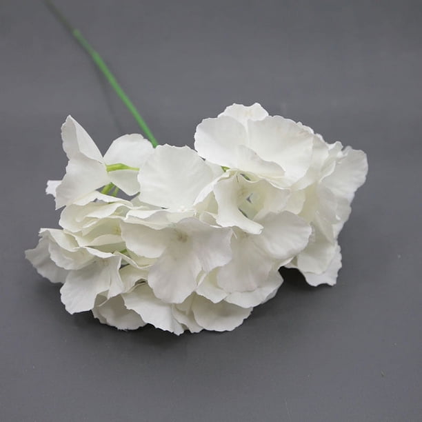 XmhyTop 10 piezas de flores artificiales de tacto real, flores falsas para decoración del hogar, oficina, boda, arreglo de ramo de flores artificiales para decoración (blanco, 11,8 pulgadas de largo)