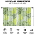 thumbnail image 2 of Blackout Kids Curtains,Green Floral and Petal Pattern Childrens Insulated Curtains Set Of 2,Bedroom Essentials,Toddler Room Decor 42x54in(106x137cm), 2 of 5