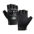 thumbnail image 3 of Guantes de motociclismo de medio dedo, guantes de bicicleta de montaña transpirables para ciclismo Etiqueta gris gris, 3 of 9