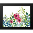 thumbnail image 2 of Boho Hue Studio 18x15 Black Modern Framed Museum Art Print Titled - Floral field III, 2 of 5