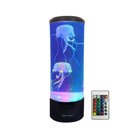 

USB Charging Hypnotic Jellyfish Desktop LED Night Light Relaxing Color Changing