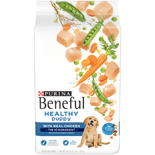Purina Beneful Dry Puppy Food Healthy Puppy With Real Chicken 3.5 lb