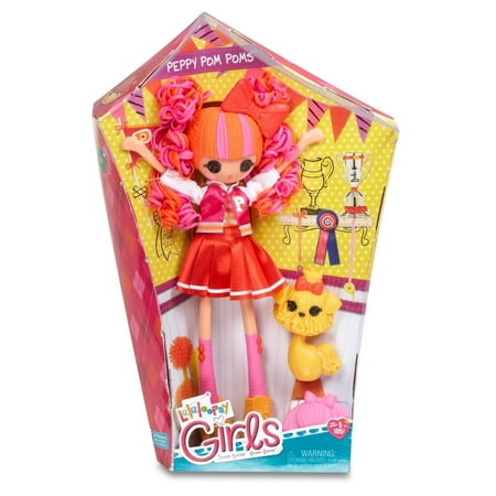 Girls Basic Doll- Peppy Pom Poms, Lalaloopsy Girls Doll Peppy Pom Poms and she was sewn from a cheerleader's uniform By Lalaloopsy