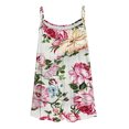 thumbnail image 4 of CYMMPU Clothing for Women Tank Top Printed Spaghetti Strap Loose Camisole Flowy Camis Sleeveless Pleated Tunic Tops Summer Vest Top&nbsp;, 4 of 5