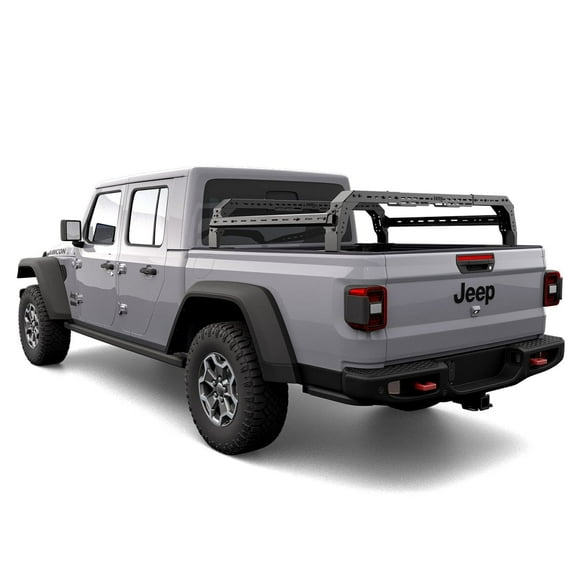 TUWA Pro Jeep Gladiator 2019-2024 Shiprock Mid Height Bed Rack, 12.5" - 800LBS Load Capacity Adjustable Pickup Truck Bed Rack, Multiple Mounting Points, Compatible with Selected Tonneau Covers