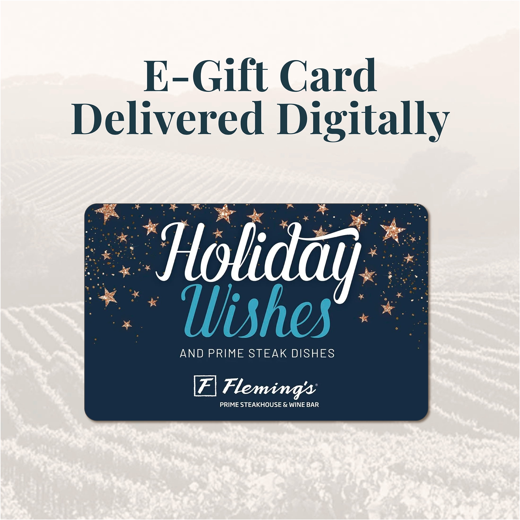 Fleming's $25 Holiday eGift Card [Email Delivery]