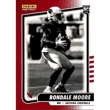 NFL 2021 Instant Football Black & White Rookies Rondale Moore Trading Card (1 of 2728) #BW16