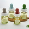 thumbnail image 6 of Clearance Storage Containers under $6 Oil Dispenser With Brush Glass Olive Oil Dispenser For Kitchen 2 IN 4 Oil Dispenser Bottle With Silicone Basting Brush For Cooking Vinegar BBQ Grill Frying, 6 of 7