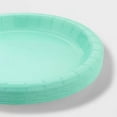 thumbnail image 3 of 20ct 8. Disposable Dinner Plates Teal, 3 of 3