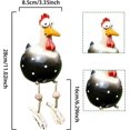 thumbnail image 2 of Ceramic Chicken Garden Decorations,Hen Garden Decoration,Funny Resin Chicken Garden Decoration,Hen Shaped Garden Decoration,for Yard,Balcony Ornaments, 2 of 5