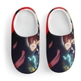 thumbnail image 3 of My Hero Academia You Are Next Kid's Cotton Slippers Winter Warm Soft Plush Slippers with Rubber Sole Non-Slip Indoor Outdoor Slip on Shoes Fluffy House Slippers For Boys Girls Teen, 3 of 8