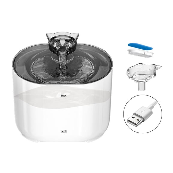 LAIQIEN Cats Water Fountains Large Capacity Quiet Automatic Fountains 74Oz