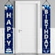 thumbnail image 1 of Decoración para puerta Turypaty, azul y plateado, feliz cumpleaños, 1 of 5