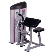 Body-Solid S2AC2 Arm Curl Machine, Gray, 235 lb