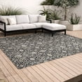 thumbnail image 3 of Addison Rugs Chantille Indoor/Outdoor Traditional Global Black Machine Washable Rectangle Rug, 10' x 14', 3 of 10