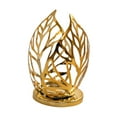 thumbnail image 5 of CUTICATE Leaf Candle Holder Candlestick Holder Valentines Day Decor Aesthetics Decorative Candle Stand for Bar Wedding Home Decoration gold, 5 of 8