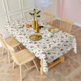 thumbnail image 3 of White Christmas Star and Gift Pattern Rectangle Tablecloth 60"x120",Waterproof Polyester Rectangle Table Cloth, Wipeable Spillproof Polyester Tablecloth for Dining, Camping, Indoor and Outdoor, 3 of 6
