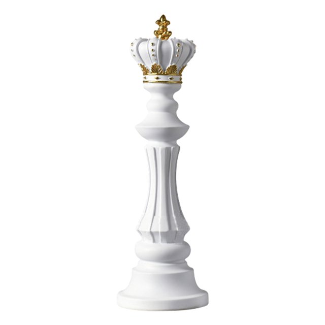 Adornos de ajedrez para manualidades, escultura de adorno de ajedrez para oficina en casa (D) Tmvgtek Libre de BPA
