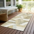 thumbnail image 6 of Addison Rugs Chantille Indoor/Outdoor Transitional Geometric Tan Washable Runner Rug, 2'3" x 7'6", 6 of 6