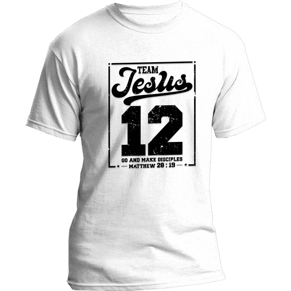 Lotusprinthandmade Team Jesus Christian Matthew 28:19 Love White Classic Unisex T-Shirt 100% Cotton S-5XL