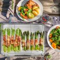 thumbnail image 3 of SUTENGDA Stainless Steel Baking Sheet with Rack Set(2 Pans + 2 Racks)  Cookie Sheet Baking Tray with Cooling Racks for Home Restaurant  Oven & Dishwasher Safe, 3 of 7