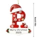 thumbnail image 3 of xihome Juego de 26 adornos navideños acrlicos con el alfabeto para decorar el rbol de Navidad (DIY), 3 of 9