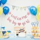 thumbnail image 4 of BEADCEST 1Jgo Guirnalda Decorativa Rosa Para Fiesta De Baby Shower Con Letras Bienvenida, 4 of 7