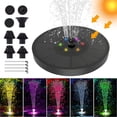 thumbnail image 2 of Automatic Solar Water Fountain Outdoor Birds Bath Floating Fountain Pump, 2 of 5