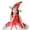 #01-Red, variant on Toddler Girl Halloween Dress, Girls Pageant Gown with Matching Hat Kids Dance Party Dress Child Halloween Elegant Birthday & Skirt Ensemble for Toddler Celebration, Halloween Gifts