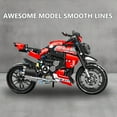 thumbnail image 3 of QOQ Motorcycle ABS Building Block Toy , 1:8 Model Collectible Kits  and Technic for Boys & Adults (816 Pieces), 3 of 7