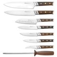 thumbnail image 4 of Hampton Forge Ensemble de Couteaux Harley, 14 Pcs, Marron, 4 of 4